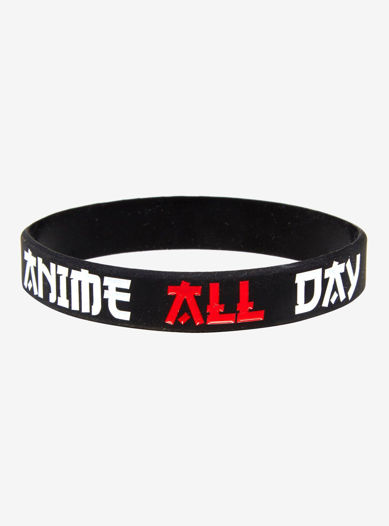 Anime All Day Rubber Bracelet, , hi-res