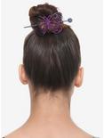 Pink Anodized Butterfly Hair Bun Pin, , hi-res