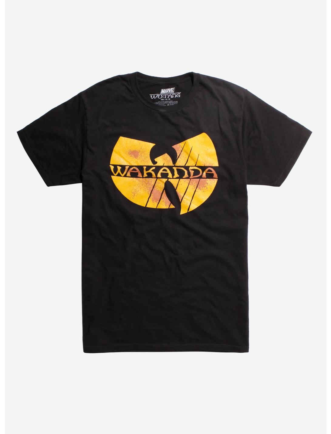 Marvel Black Panther Wu-Tang Wakanda T-Shirt, BLACK, hi-res