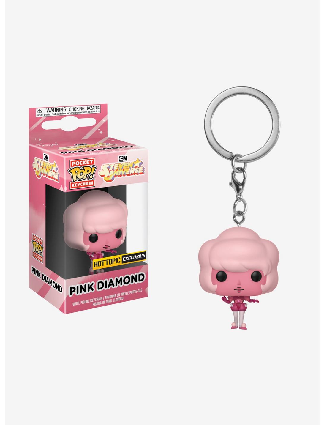 Funko Steven Universe Pocket Pop! Pink Diamond Key Chain Hot Topic Exclusive, , hi-res
