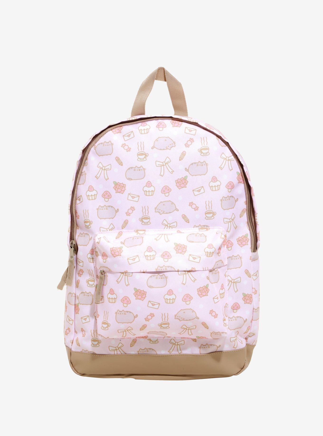 Pusheen Pink Print Backpack, , hi-res