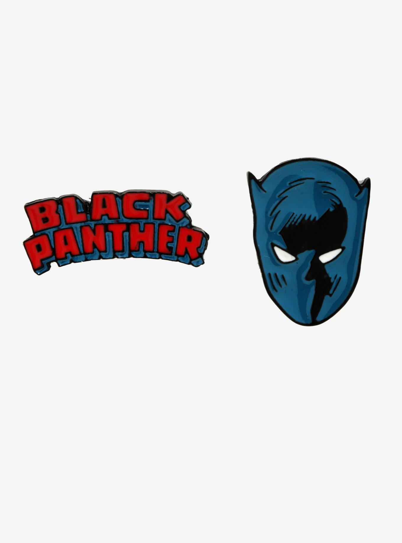 Marvel Black Panther Enamel Pin Set - BoxLunch Exclusive, , hi-res
