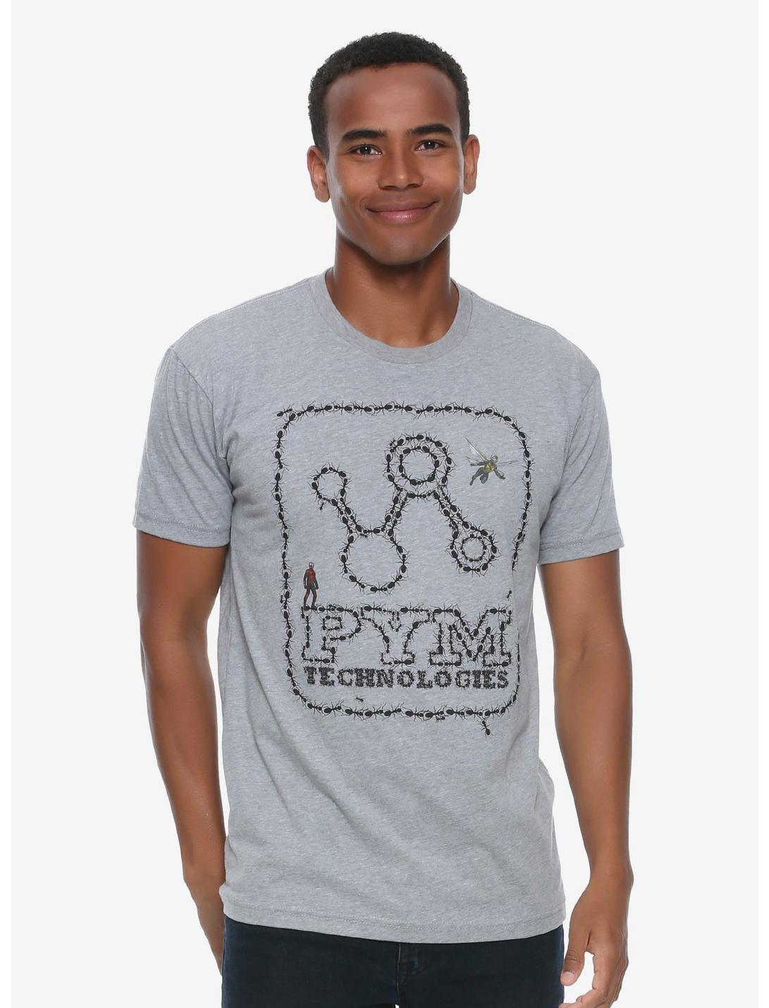 Marvel Ant-Man Pym Technologies T-Shirt - BoxLunch Exclusive, GREY, hi-res