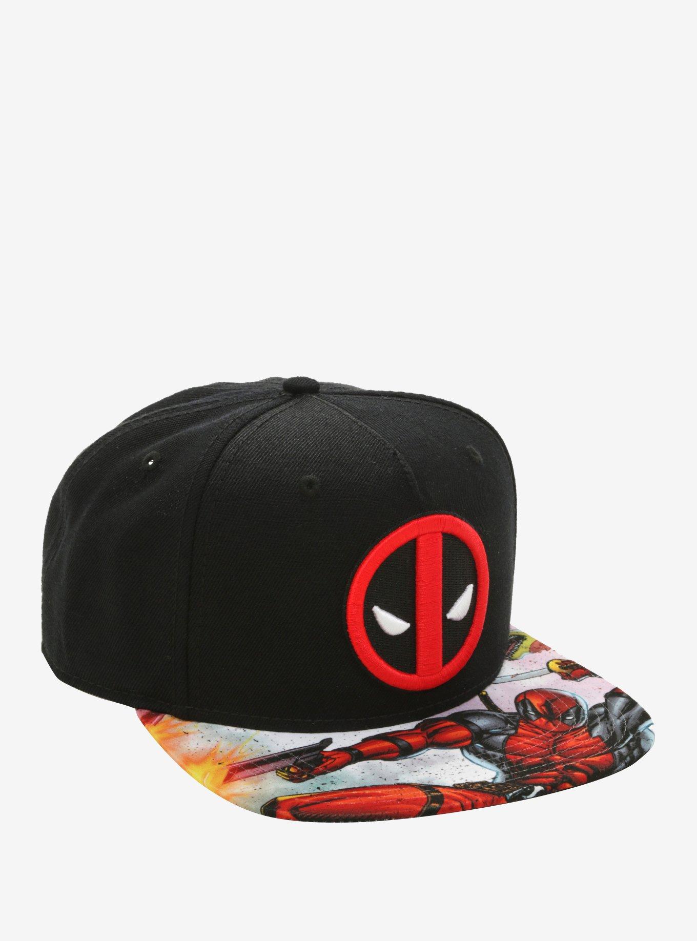 Marvel Deadpool Comic Panel Snapback Hat, , hi-res