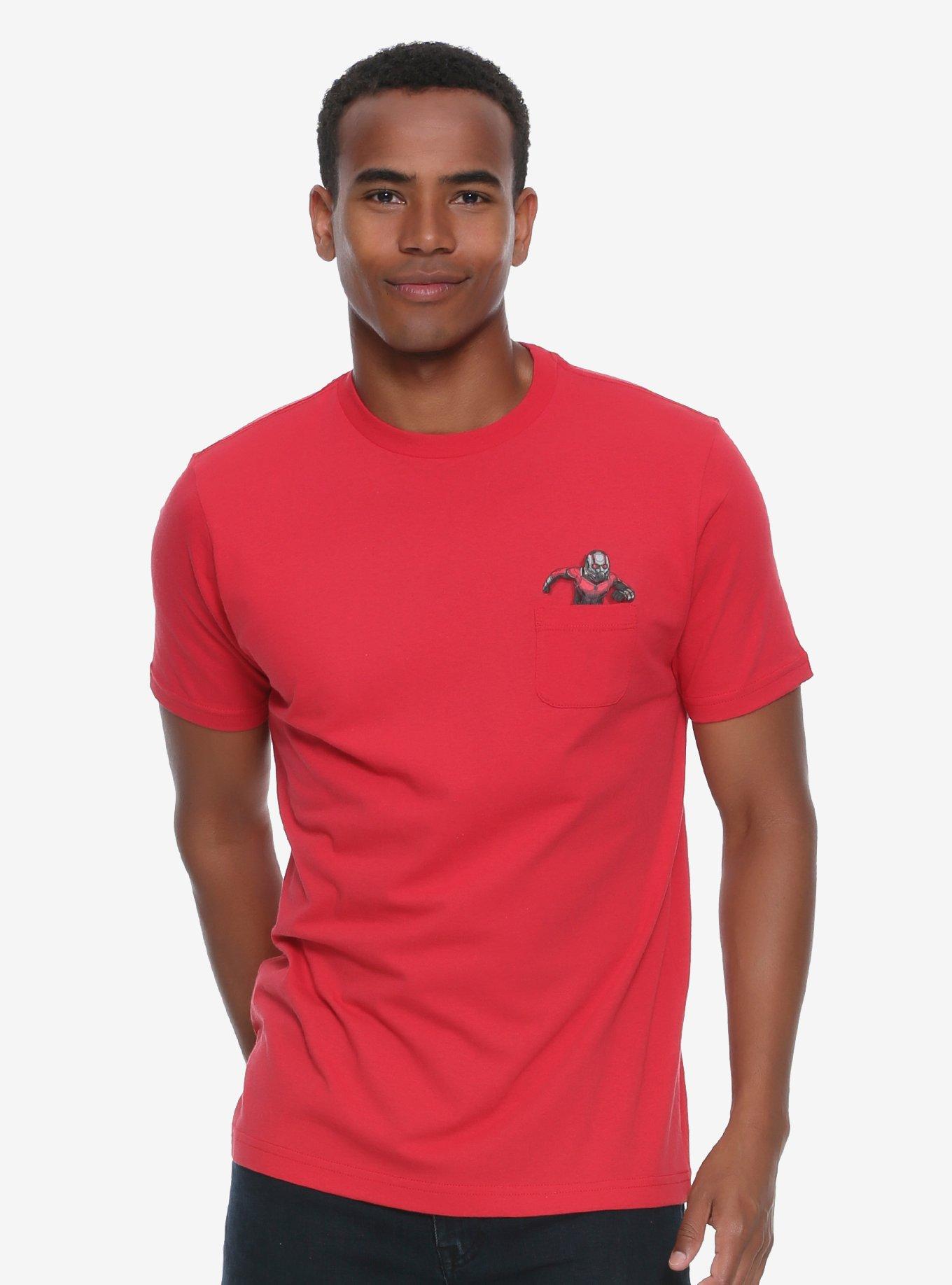 Marvel Ant-Man Tiny Pocket T-Shirt - BoxLunch Exclusive, BLUE, hi-res