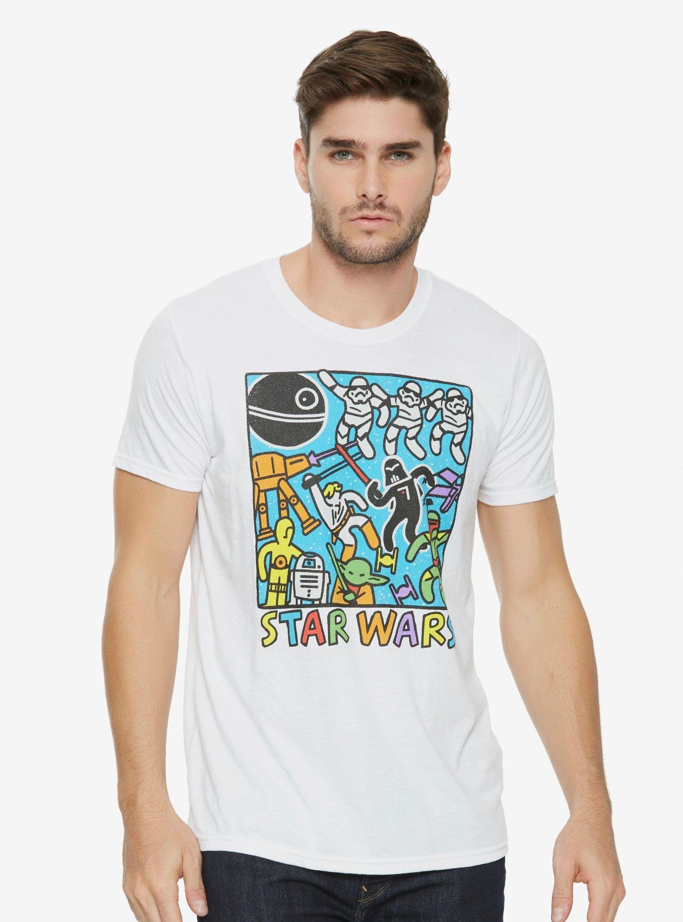 Star wars pop art clearance t-shirt