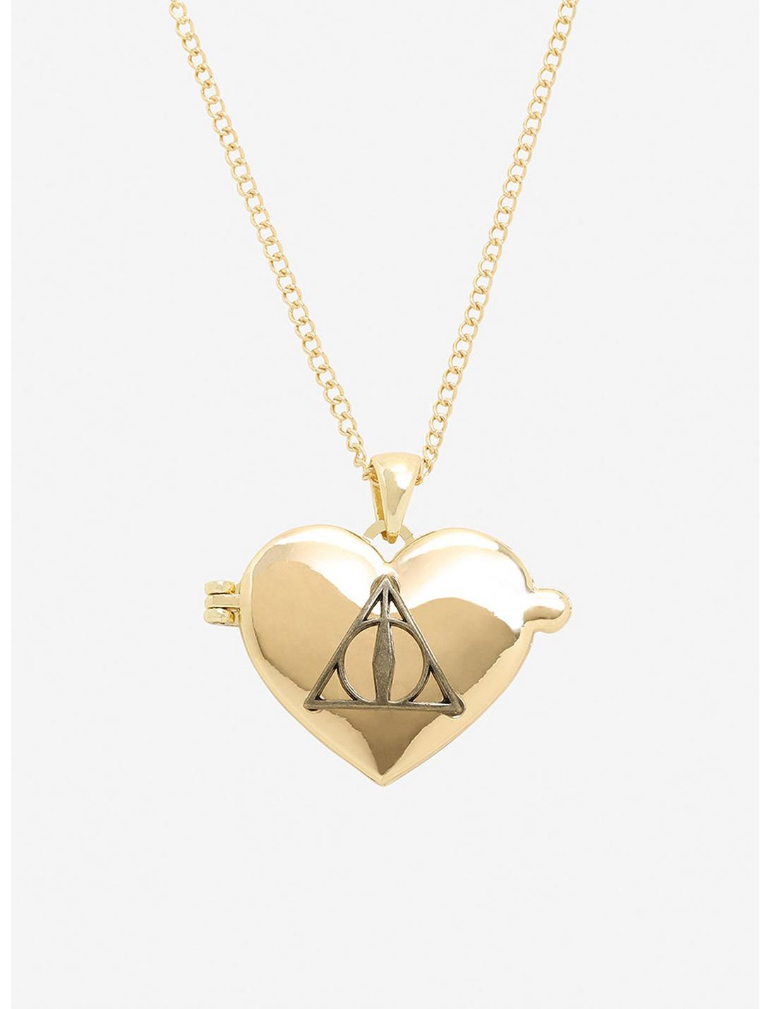 Harry Potter Deathly Hallows Locket Necklace, , hi-res