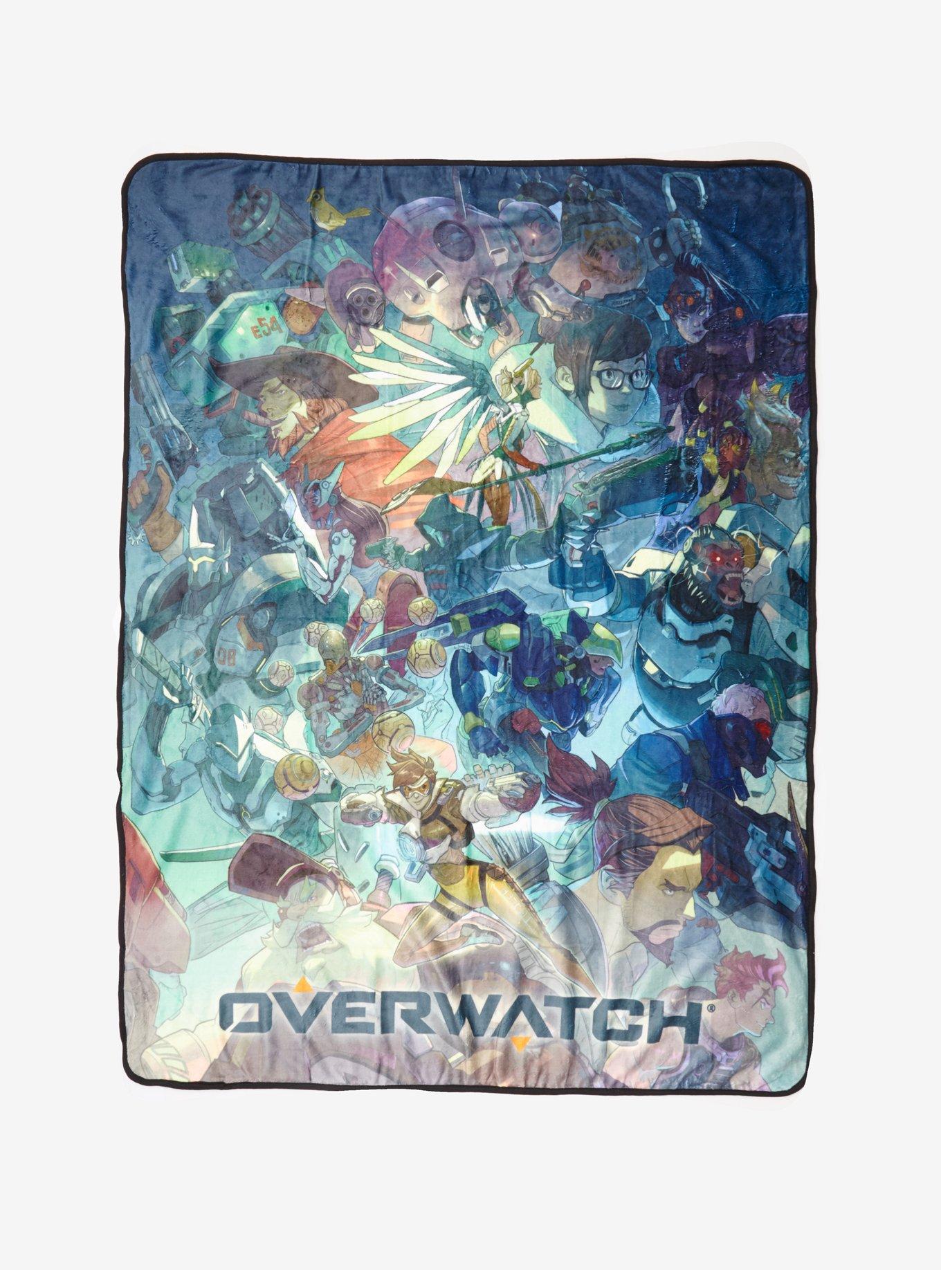 Overwatch Group Heroes Throw Blanket, , hi-res