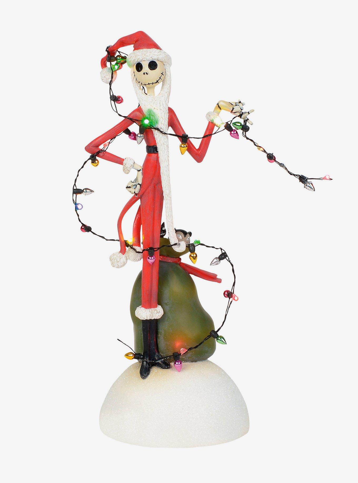 The Nightmare Before Christmas Jack Tangled In Lights Figurine, , hi-res