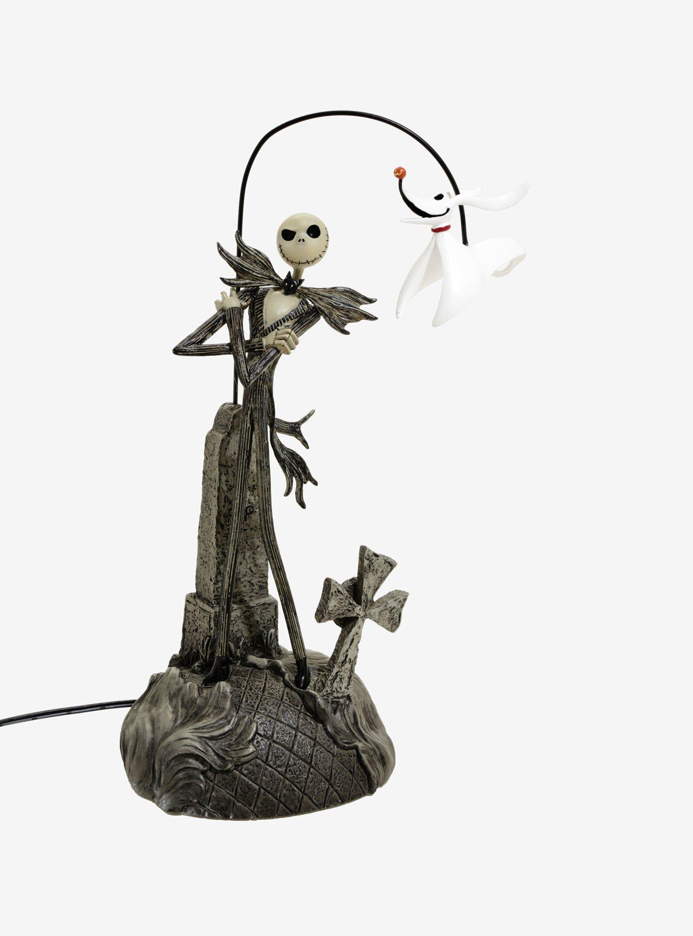 The Nightmare Before Christmas Jack & Zero Graveyard Animated Figurine, , hi-res