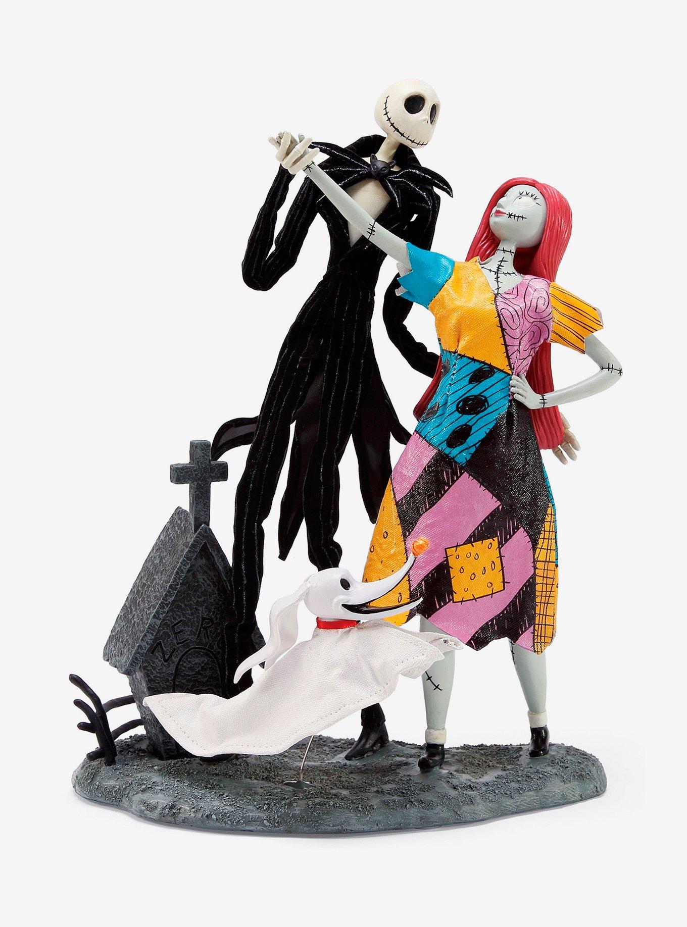 The Nightmare Before Christmas Jack, Sally & Zero Figurine, , hi-res