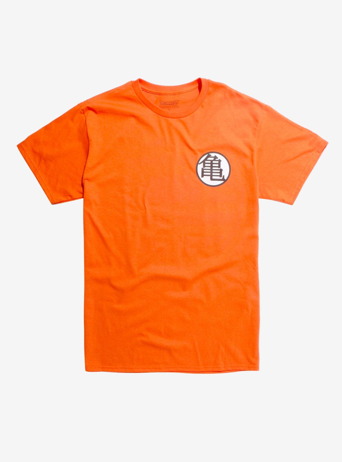 Dragon Ball Z Goku Logo T-Shirt Hot Topic Exclusive, ORANGE, hi-res