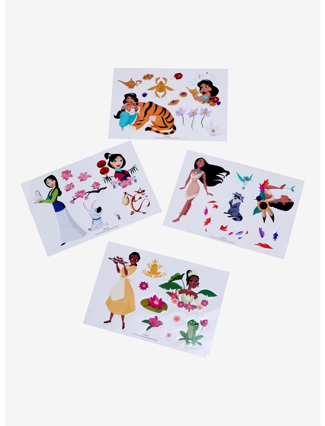 Loungefly Disney Princesses Tech Stickers, , hi-res