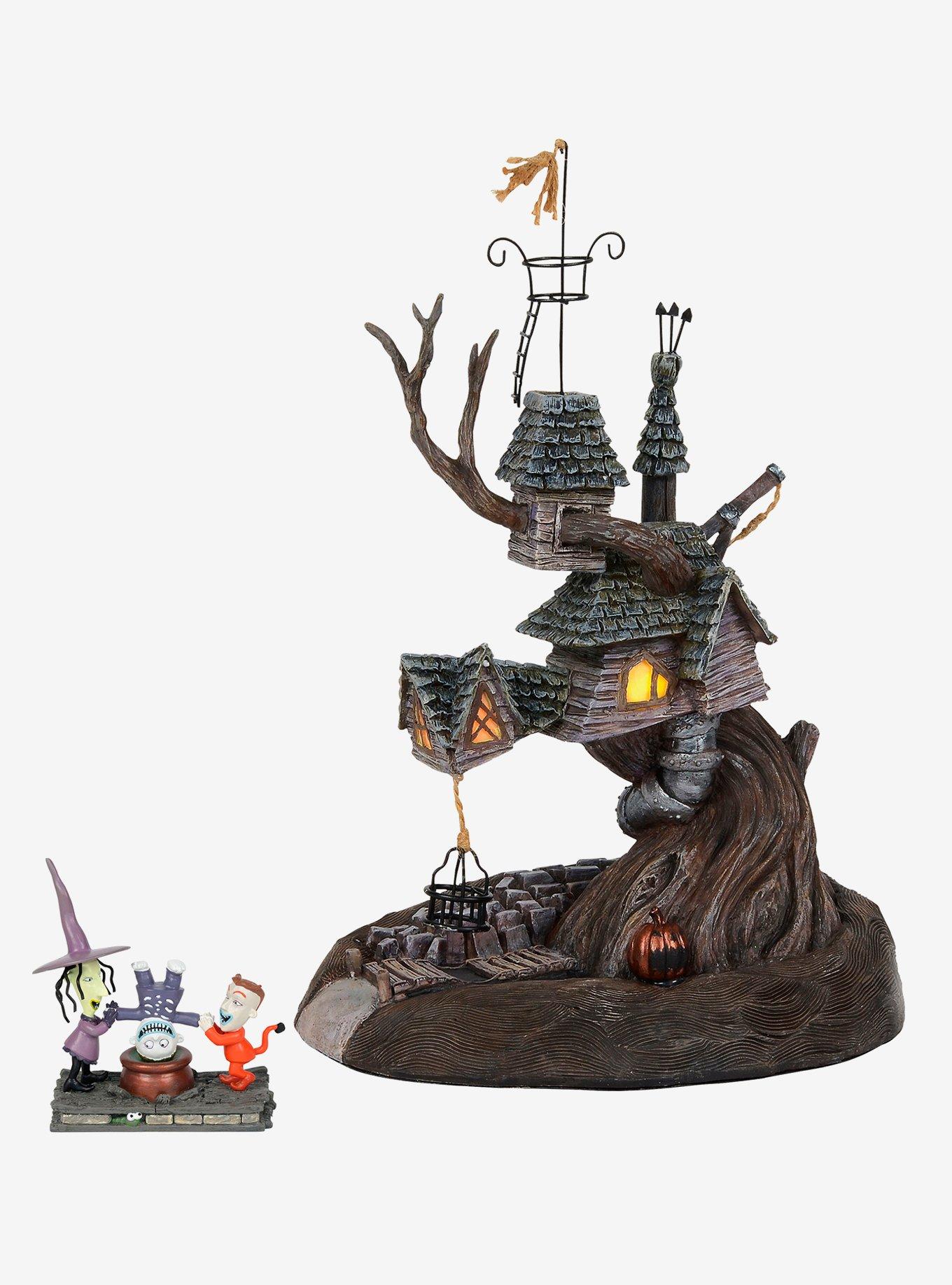 The Nightmare Before Christmas Lock Shock & Barrels Treehouse Figurine, , hi-res