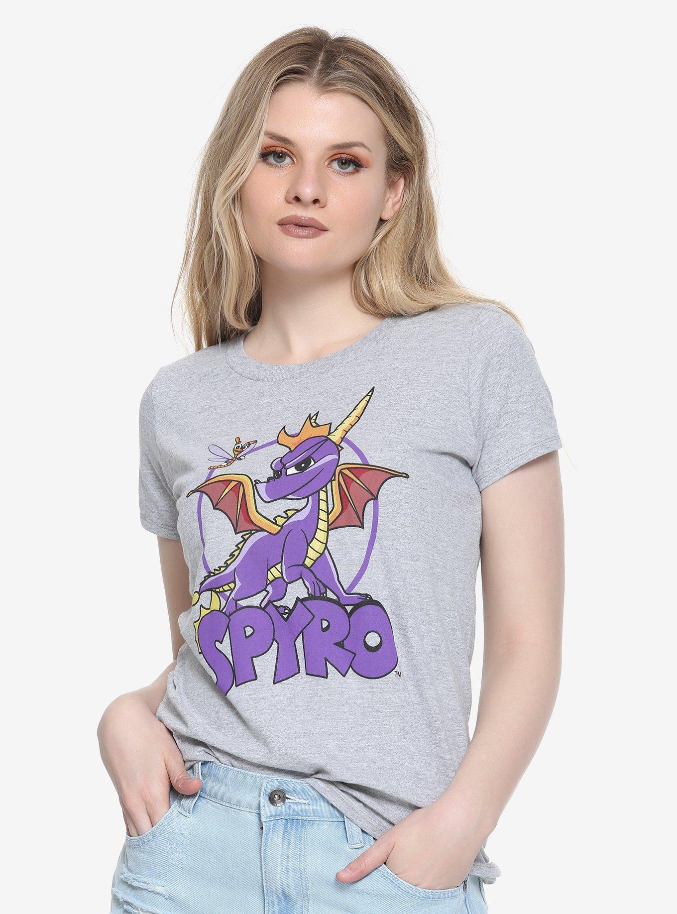 Spyro Grey Girls T-Shirt, PURPLE, hi-res