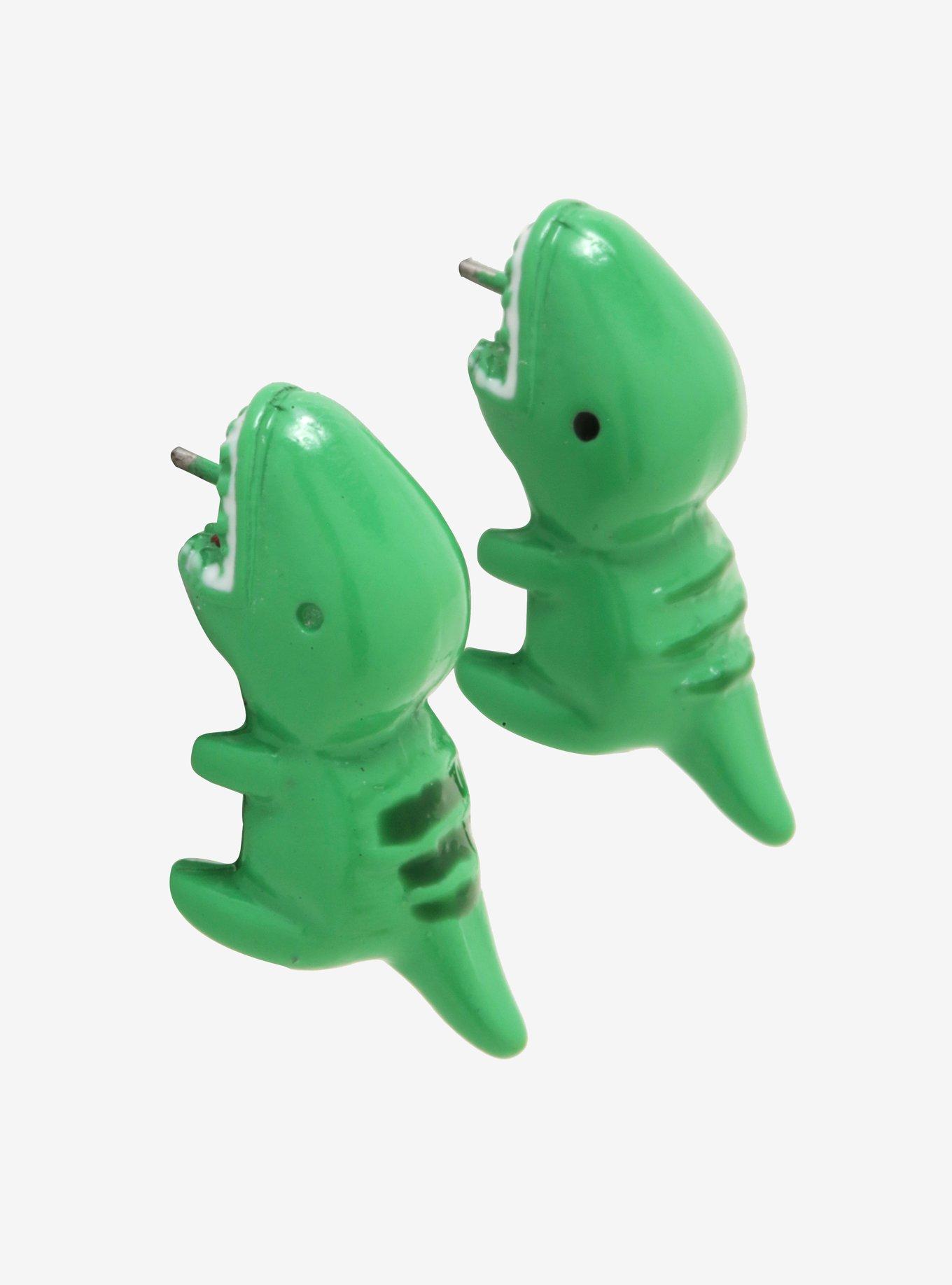 Dino deals bite earrings