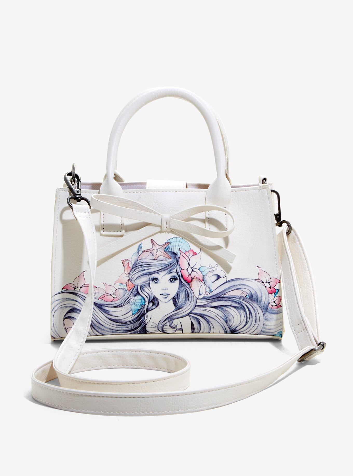 Loungefly Disney The Little Mermaid Ariel Pastel Bow Handbag, , hi-res