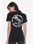 Dinosaur Live Like You're Going To Die Girls T-Shirt, WHITE, hi-res