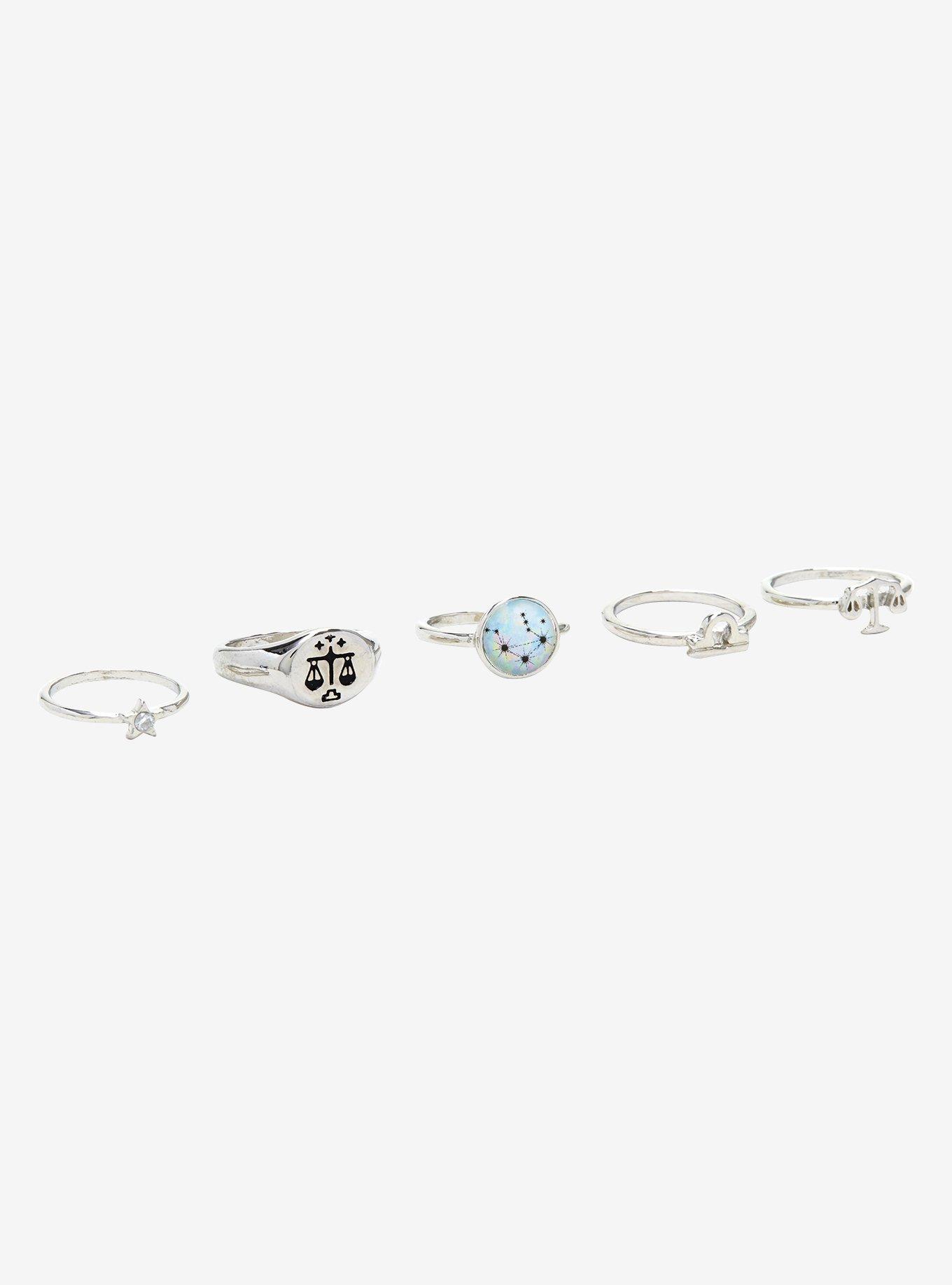 Zodiac Libra Ring Set, , hi-res