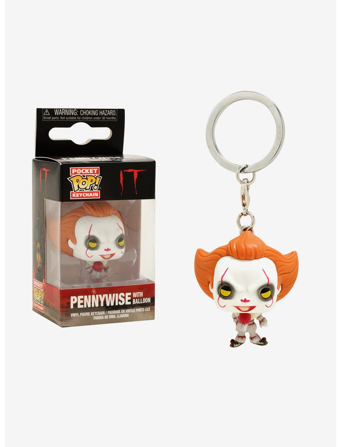 Funko Pocket Pop! It Pennywise With Balloon Vinyl Key Chain, , hi-res