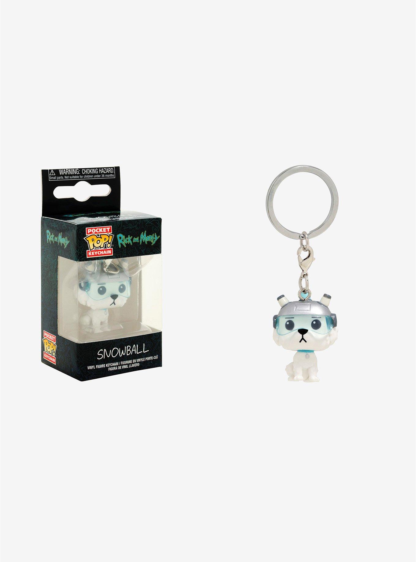 Funko Pocket Pop! Rick And Morty Snowball Key Chain, , hi-res