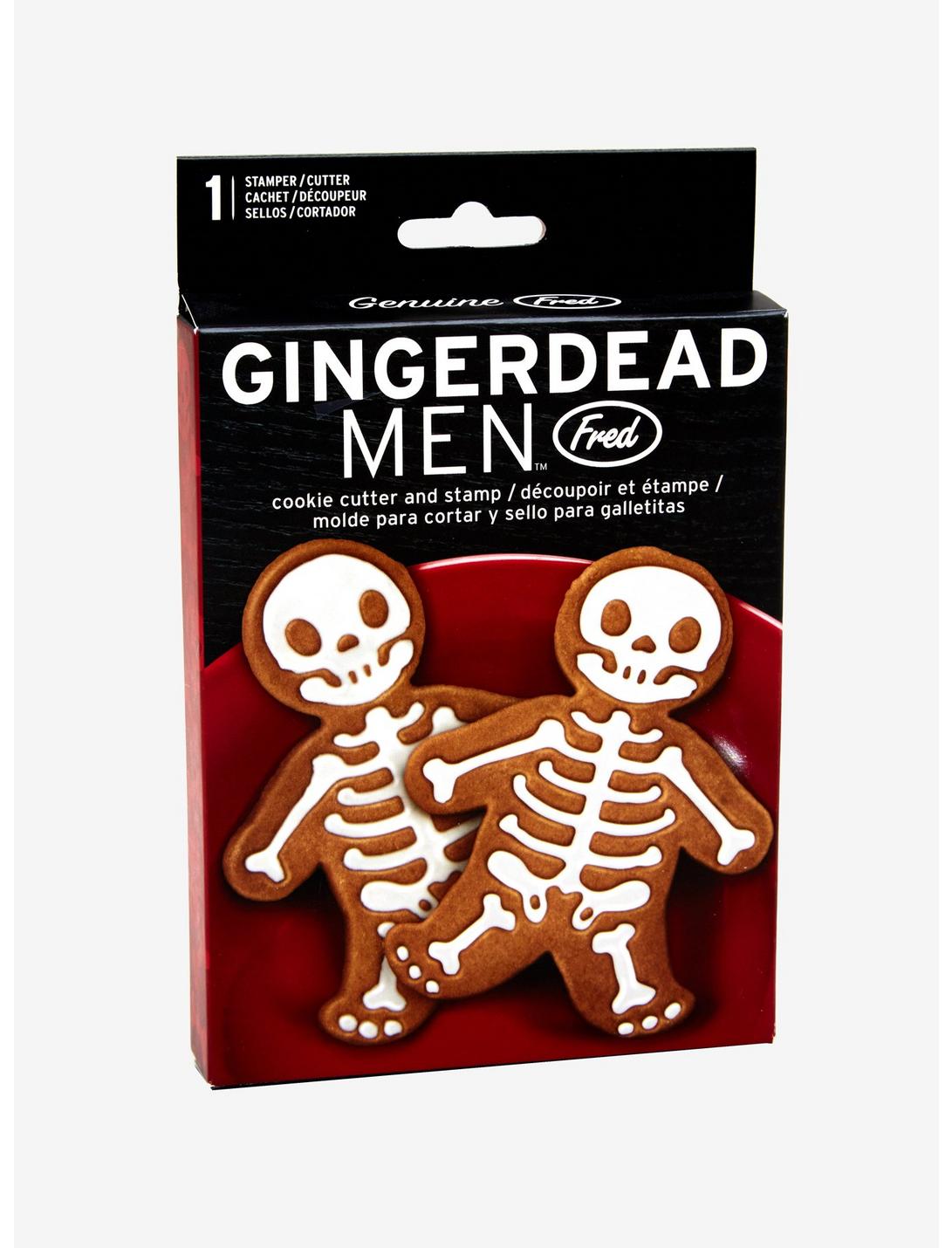Gingerdead Men Cookie Cutter & Stamp, , hi-res