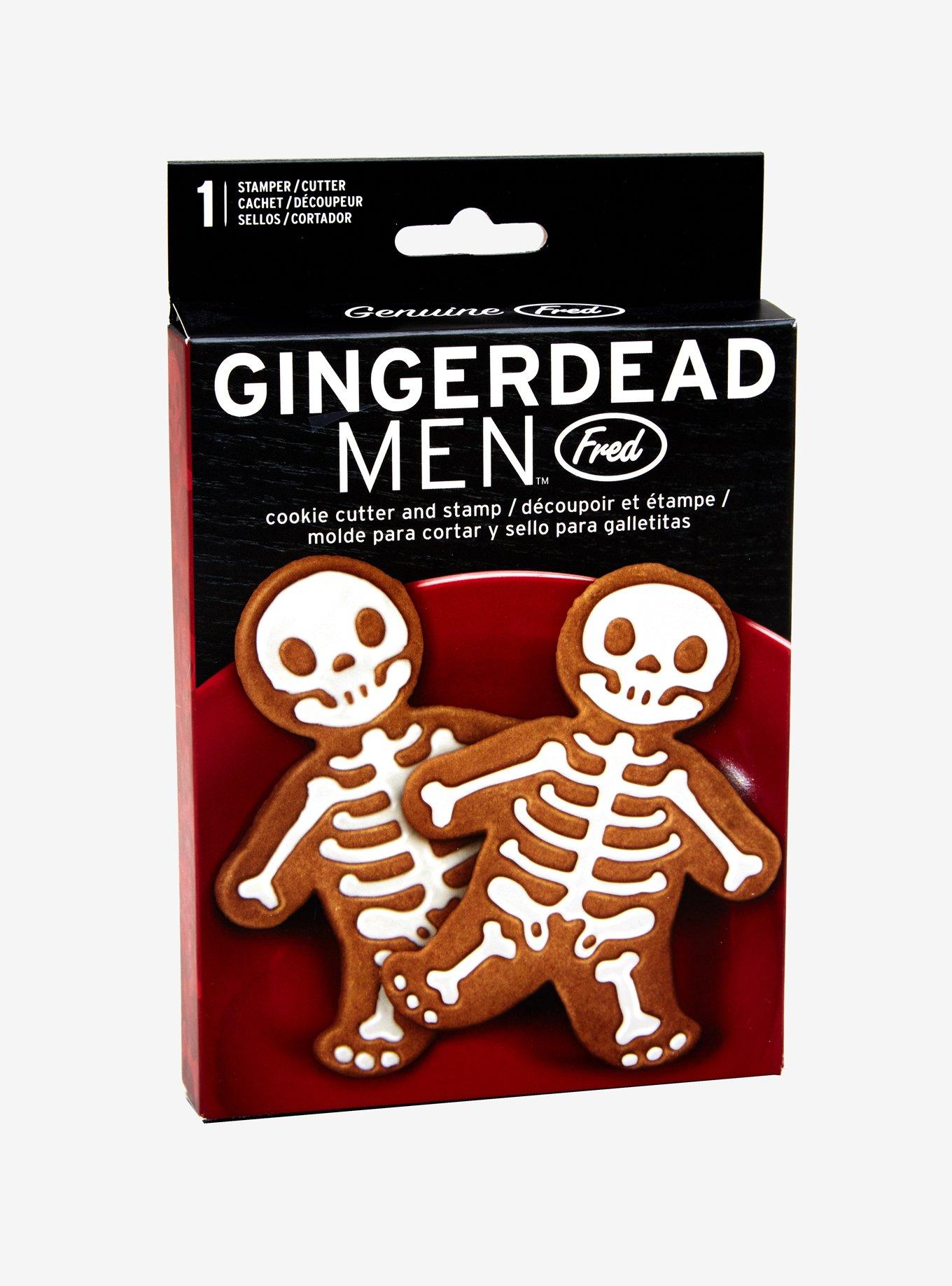 Gingerdead Men Cookie Cutter & Stamp, , hi-res