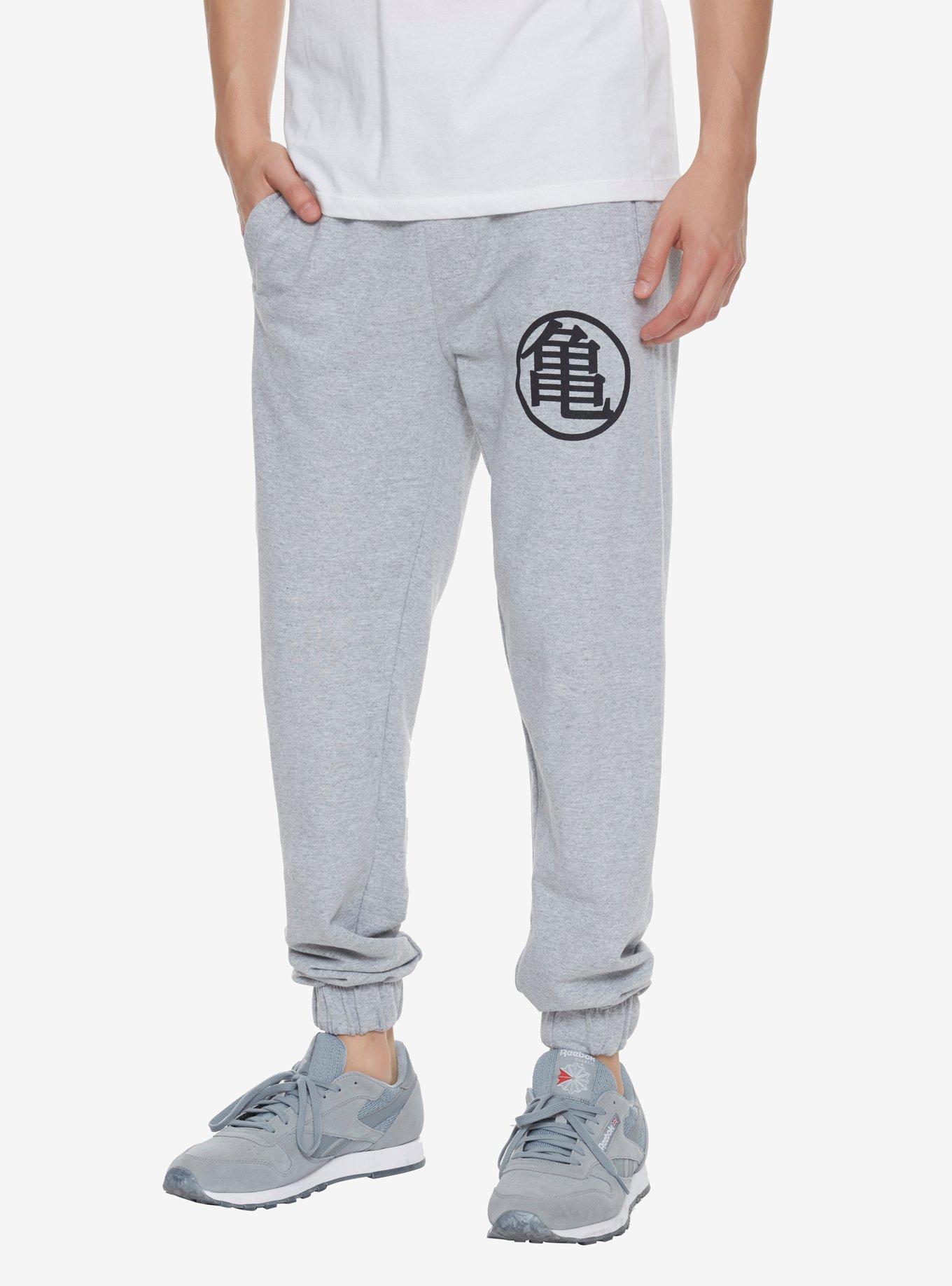 Dragon Ball Z Goku Kanji Guys Joggers Hot Topic Exclusive, BLACK, hi-res