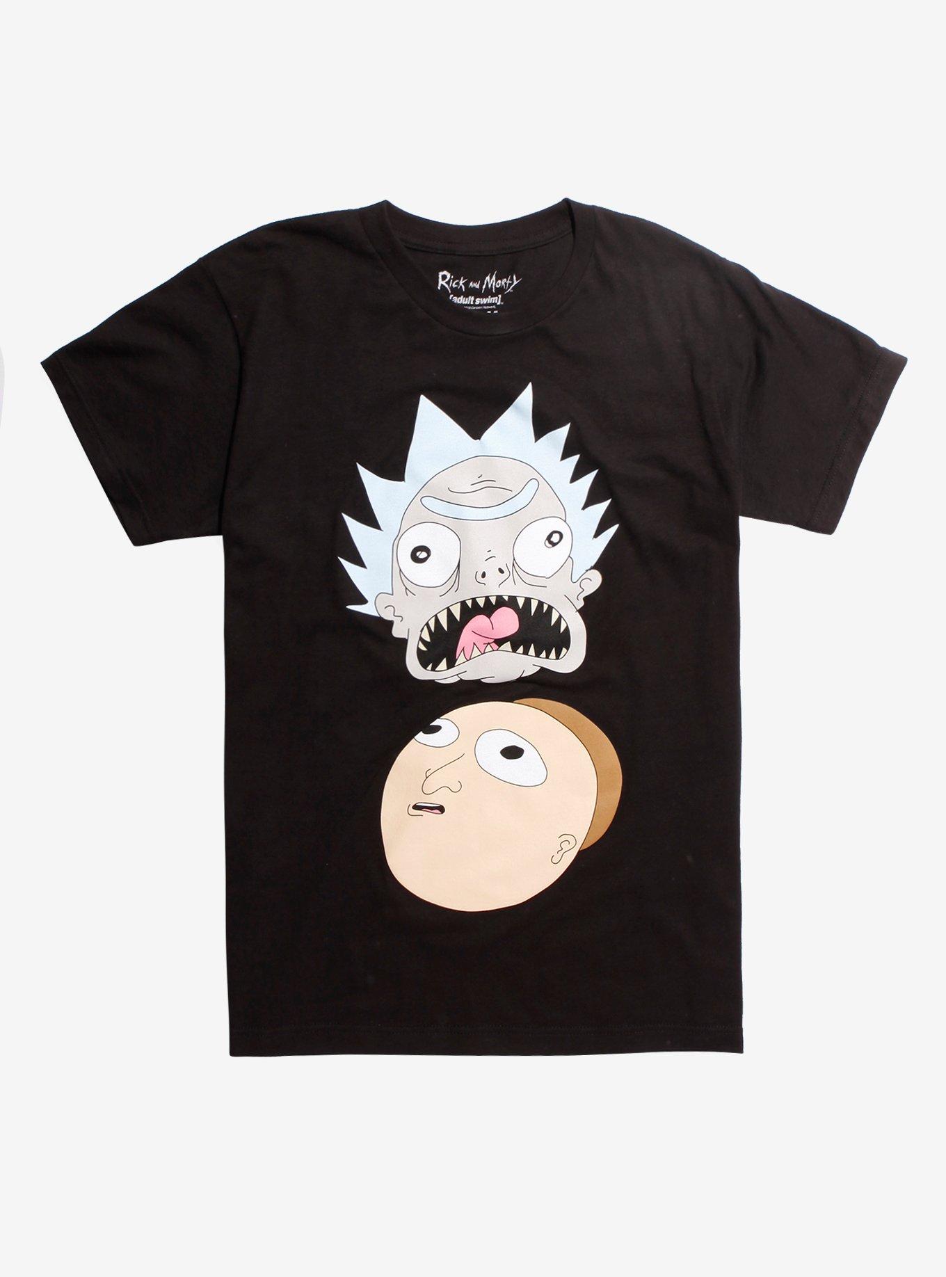 Rick And Morty Bushworld Adventures T-Shirt Hot Topic Exclusive, BLACK, hi-res