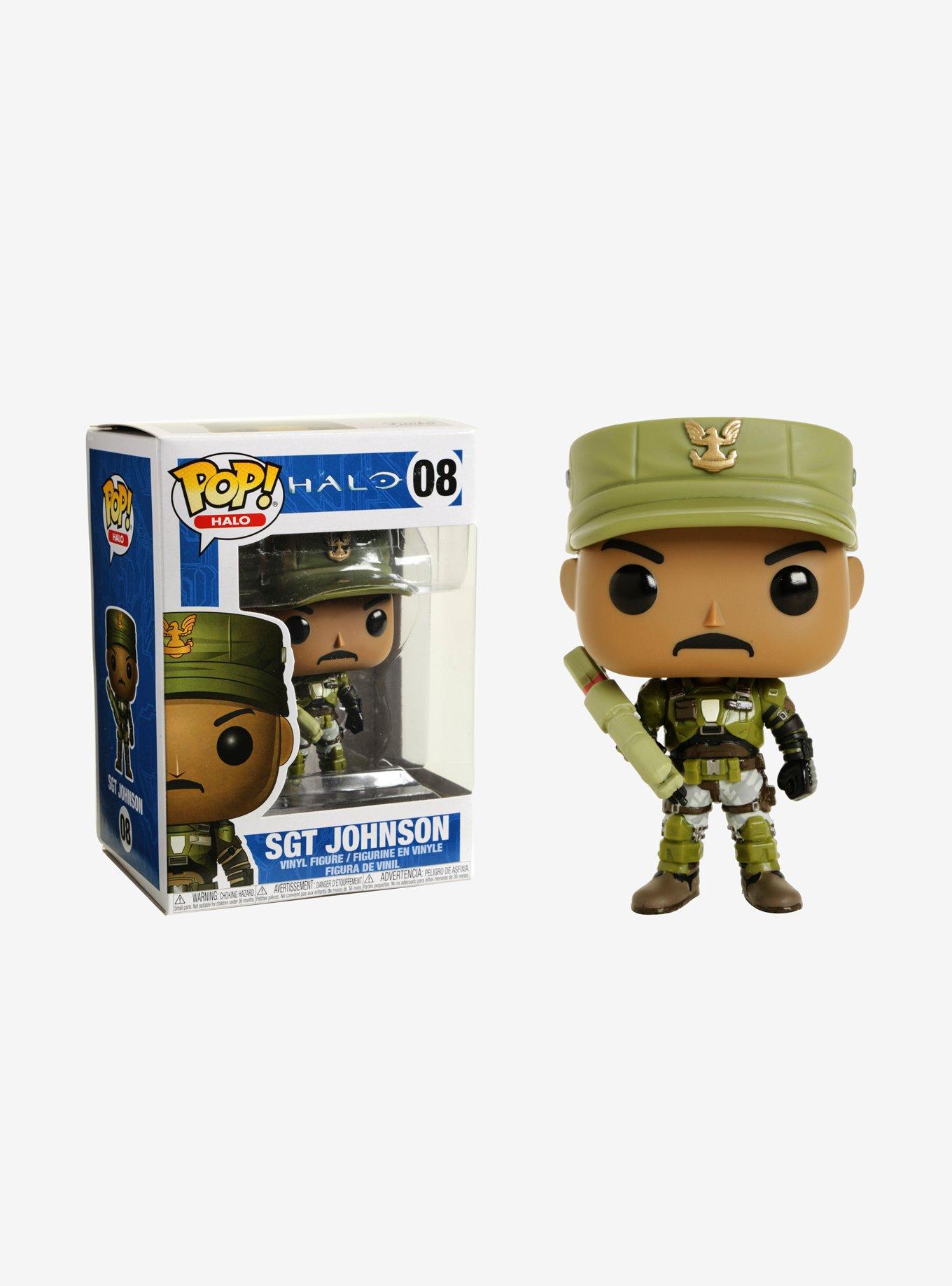 Funko Halo Pop! Halo Sgt Johnson Vinyl Figure, , hi-res