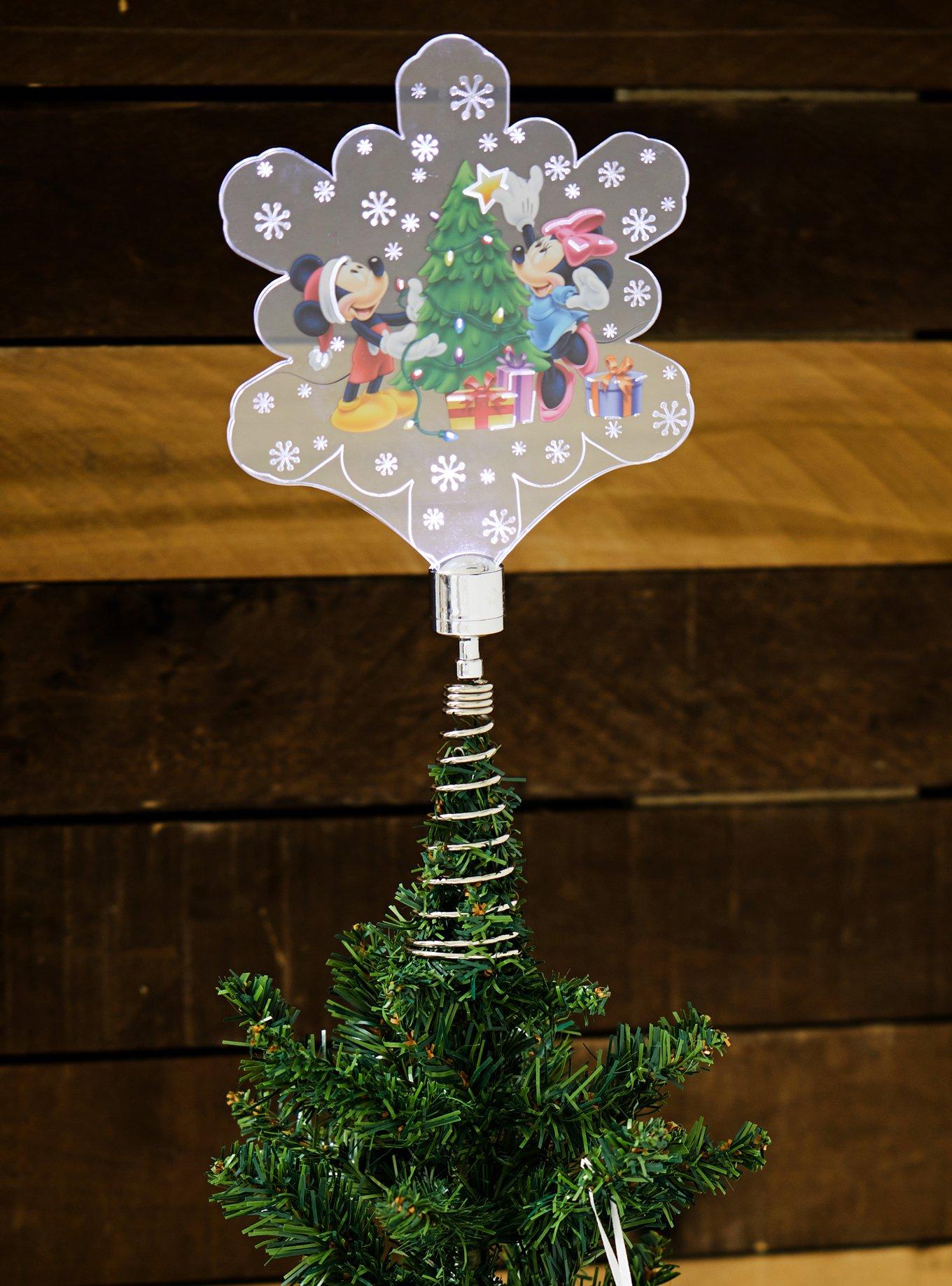 Mickey and Minnie Mouse Light-Up Tree Topper