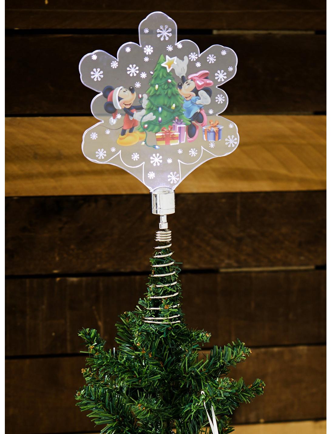 Disney Mickey Mouse And Minnie Mouse Light Up Tree Topper, , hi-res