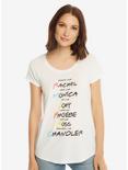 Friends It Be Like That Womens Tee - BoxLunch Exclusive, WHITE, hi-res