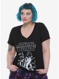 Star Wars Poster Girls T-Shirt Plus Size, BLACK, hi-res
