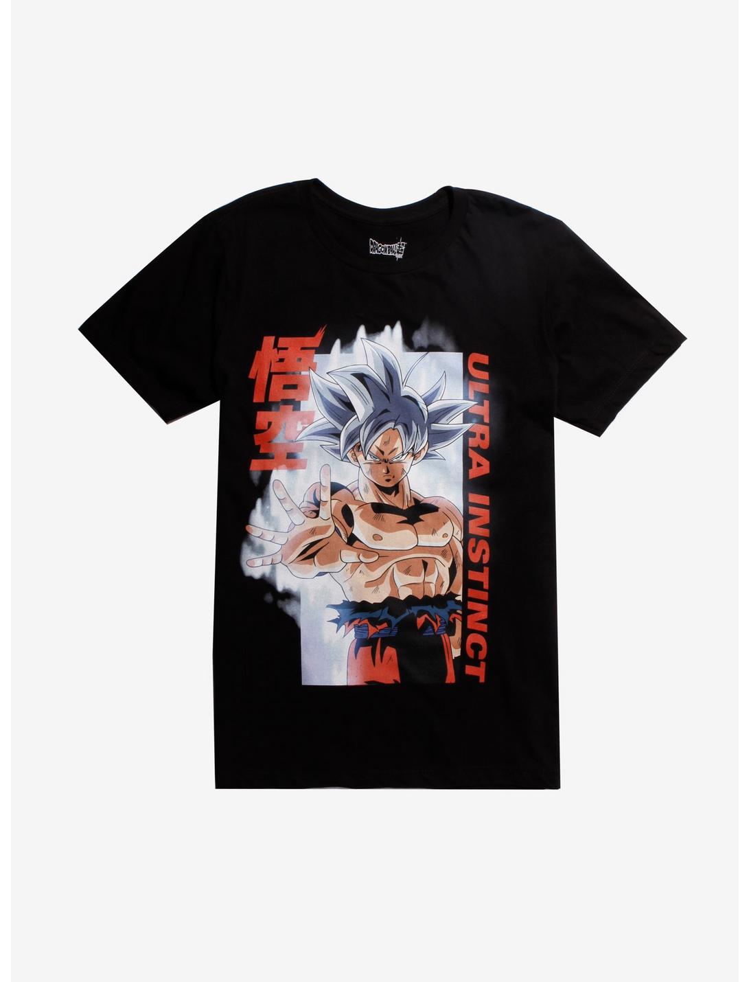 Dragon Ball Super Goku Ultra Instinct T-Shirt Hot Topic Exclusive, BLACK, hi-res