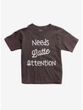 Needs Latte Attention Toddler Tee - BoxLunch Exclusive, GREY, hi-res