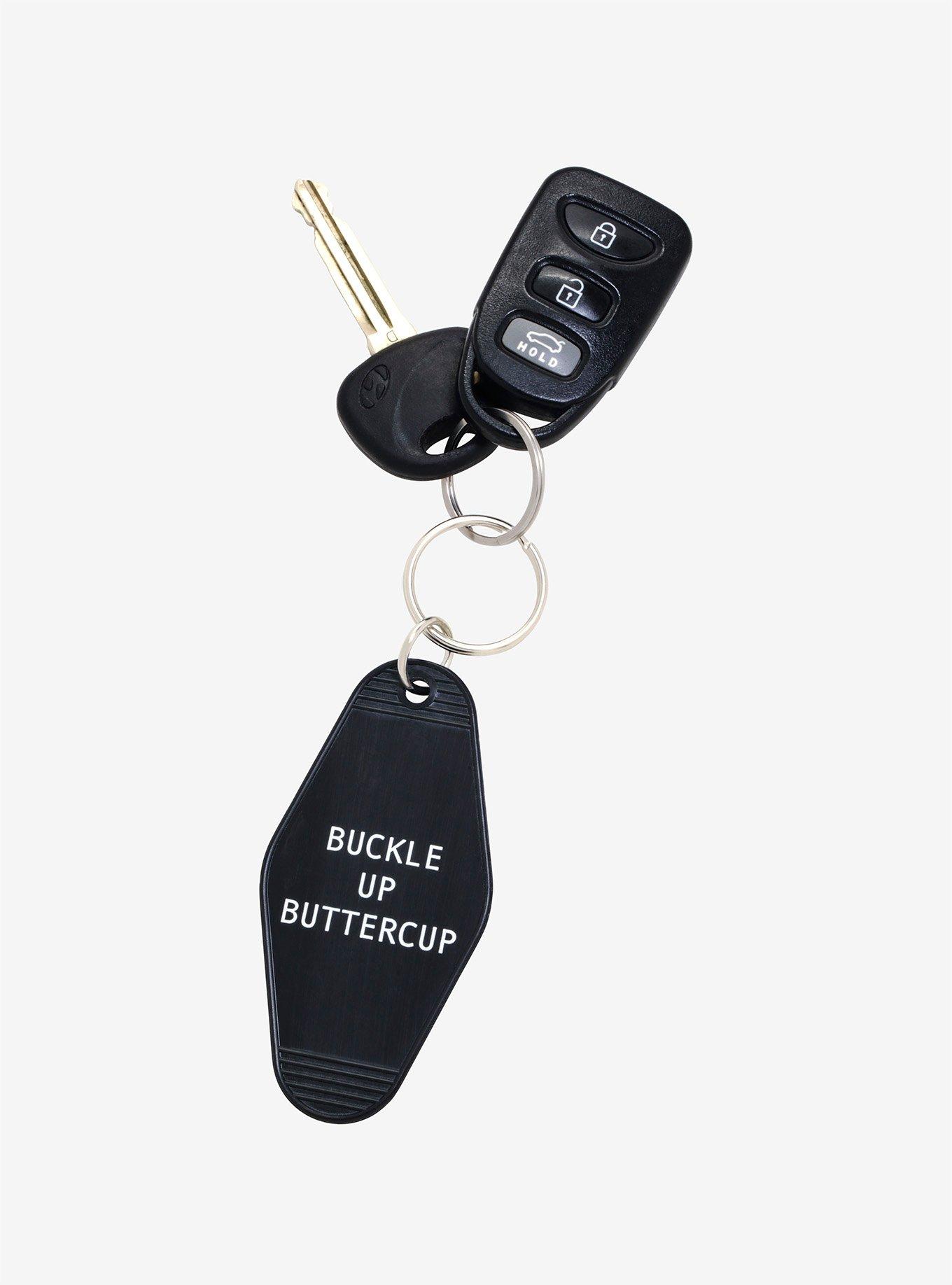 Buckle Up Buttercup Hotel Key Chain, , hi-res
