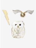 Harry Potter Hedwig Enamel Pin Set - BoxLunch Exclusive, , hi-res