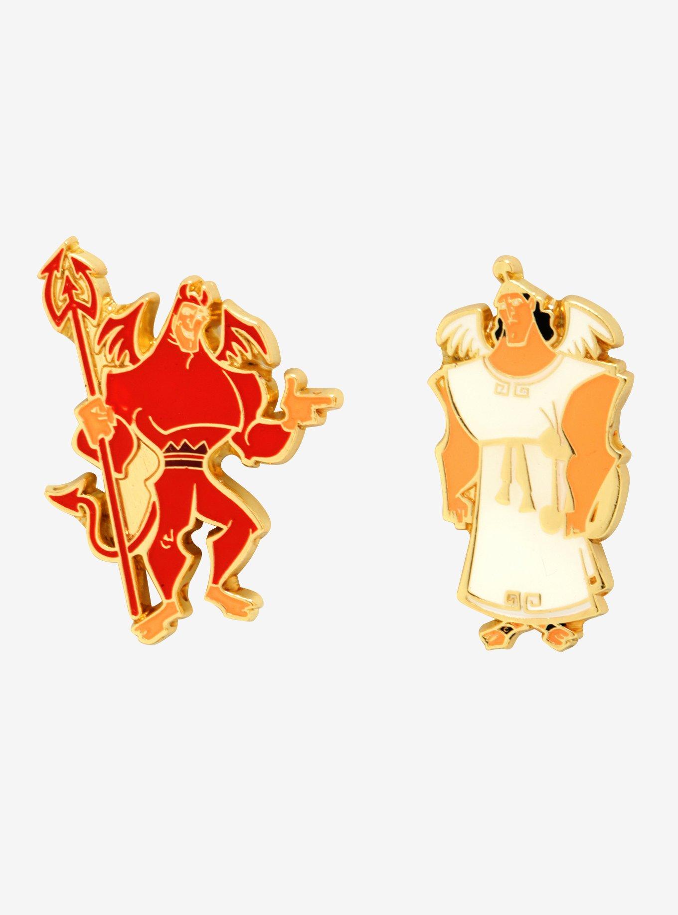 Disney The Emperor's New Groove Kronk Devil And Angel Enamel Pins - BoxLunch Exclusive, , hi-res