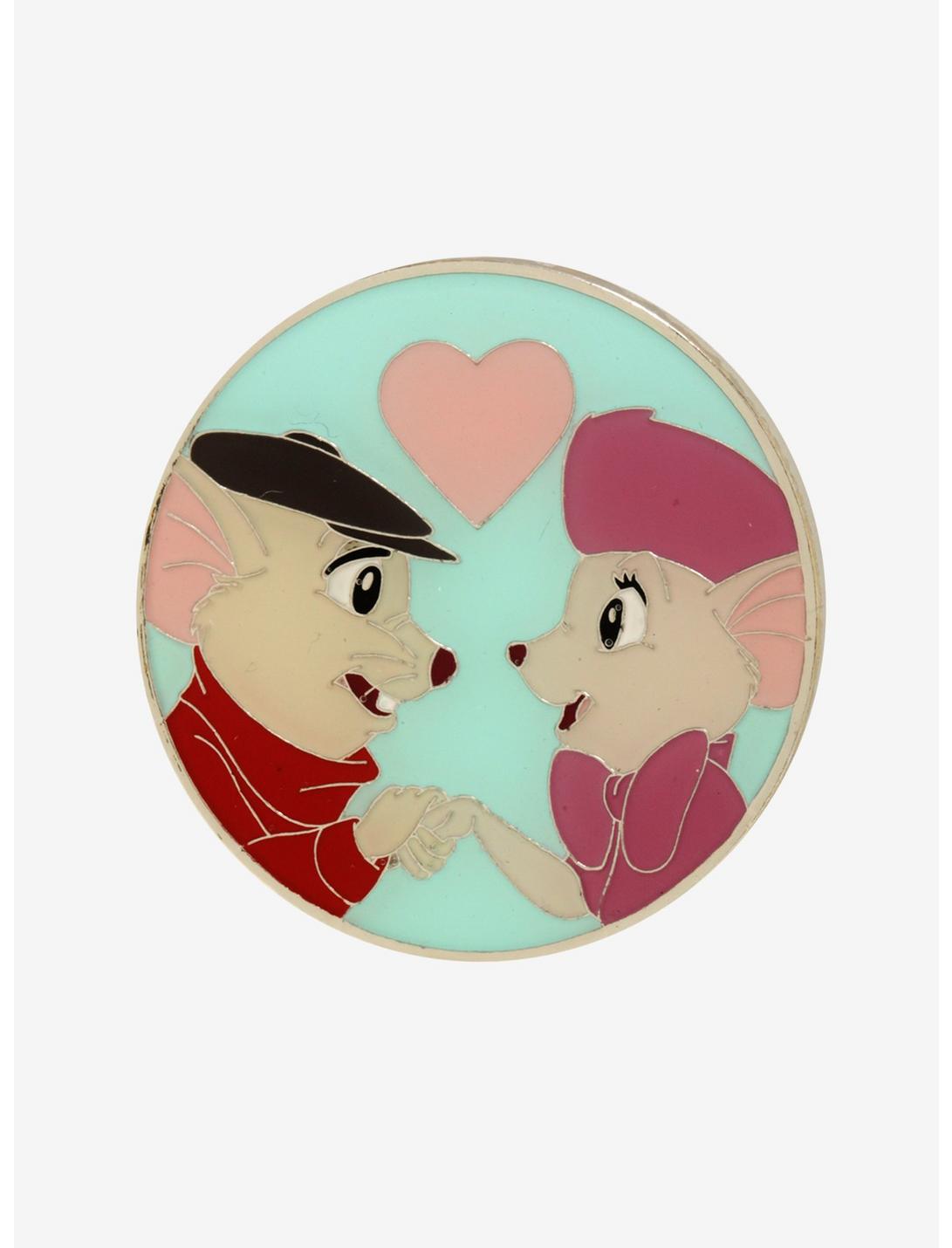 Disney The Rescuers Round Love Enamel Pin - BoxLunch Exclusive, , hi-res
