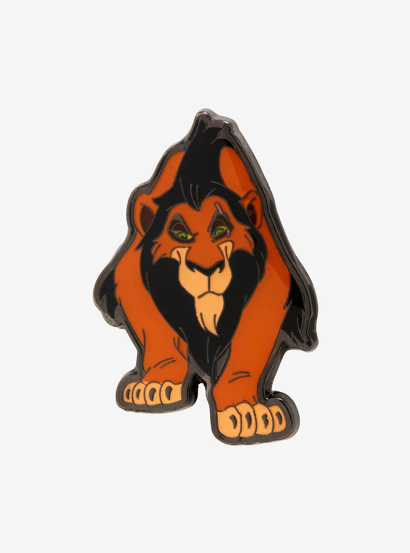 Disney The Lion King Scar Enamel Pin - BoxLunch Exclusive, , hi-res