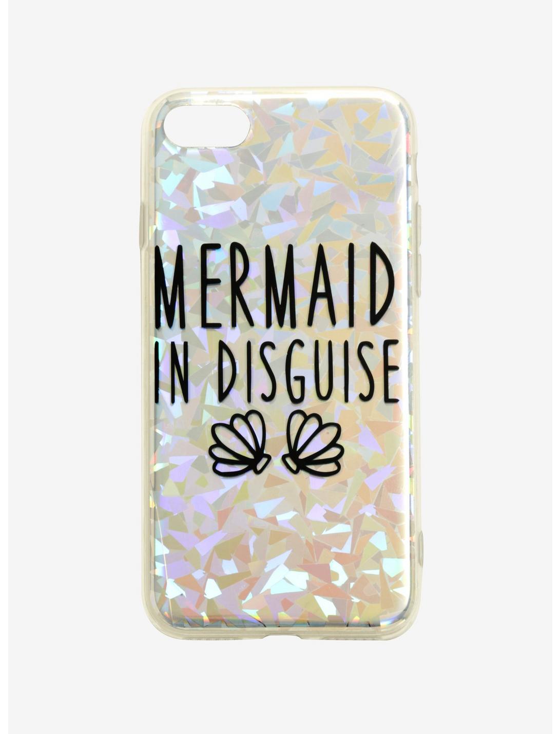 Mermaid In Disguise Holographic Plastic Smartphone Case, , hi-res