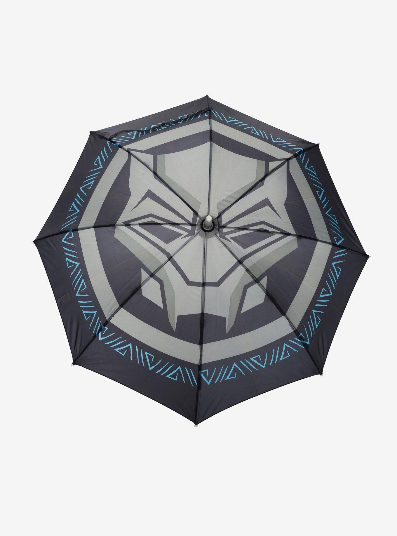 Marvel Black Panther Crest Light-Up Umbrella, , hi-res