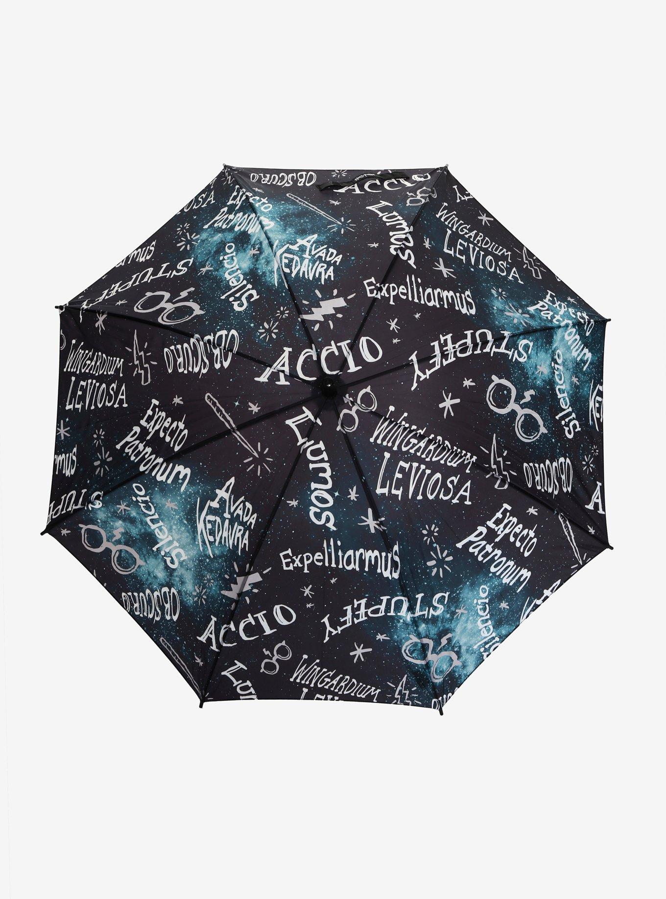 Harry Potter Spells Wand Umbrella, , hi-res