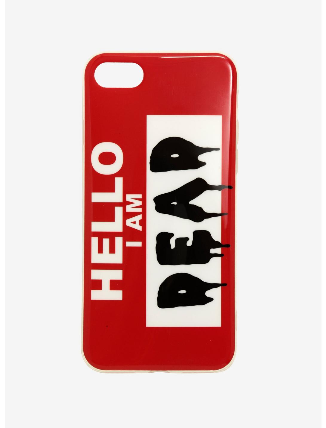 Hello I Am Dead Plastic Smartphone Case, , hi-res