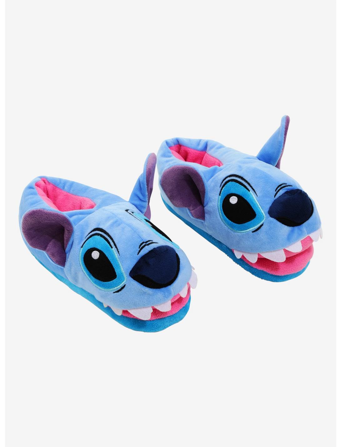 Disney Lilo & Stitch Head Slippers, BLUE, hi-res