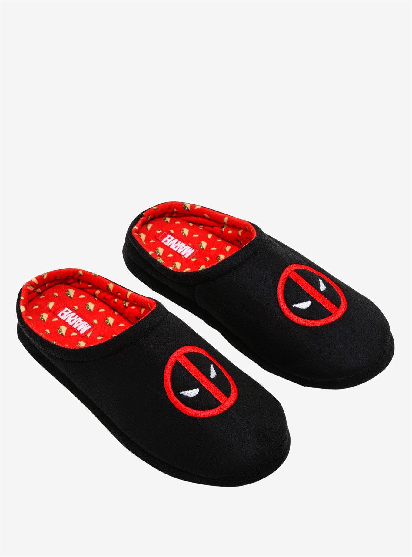 Marvel Deadpool Taco Slippers, BLACK, hi-res