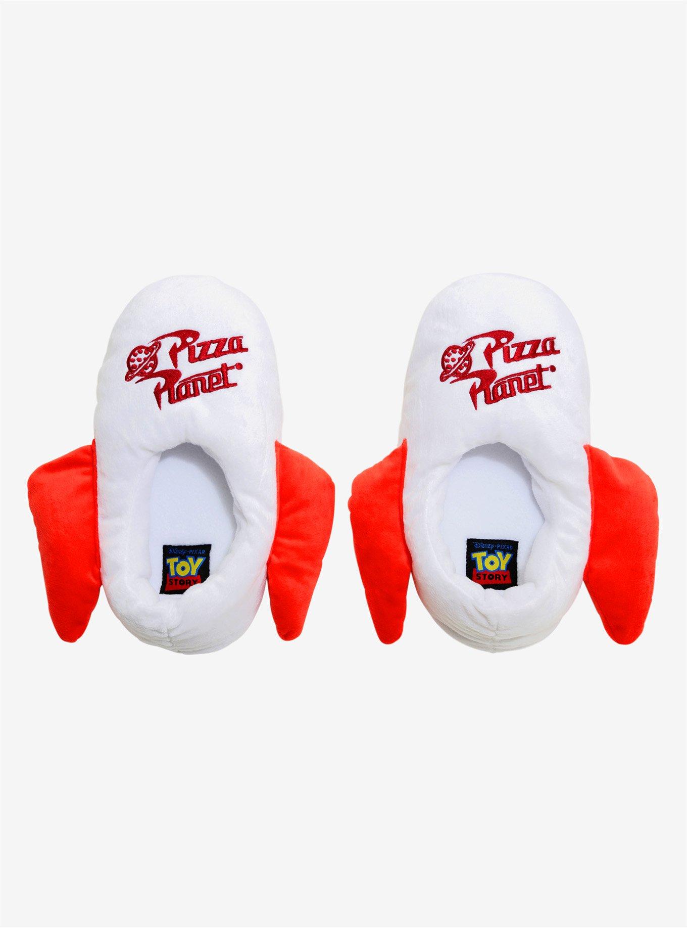 Disney Pixar Toy Story Pizza Planet Rocket Slippers, WHITE, hi-res