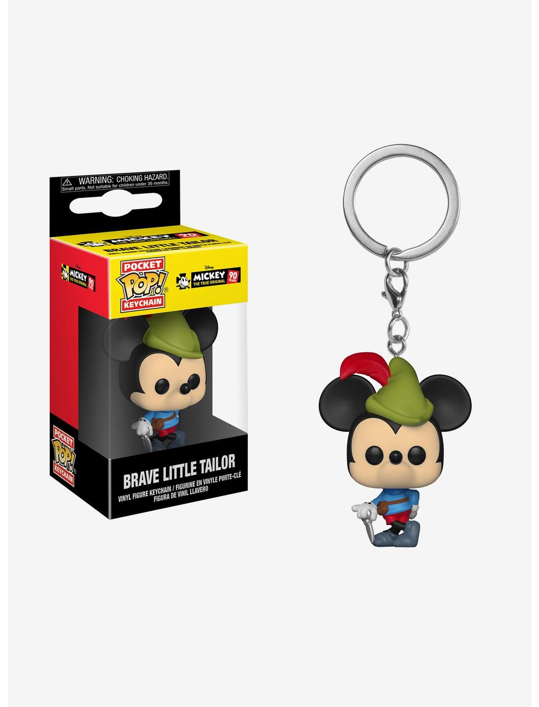 Funko Mickey's 90th Pocket Pop! Brave Little Tailor Key Chain, , hi-res