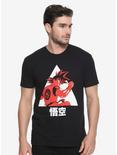 Dragon Ball Z Goku Triangle T-Shirt - BoxLunch Exclusive, BLACK, hi-res
